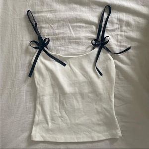 White tank top cami trendy